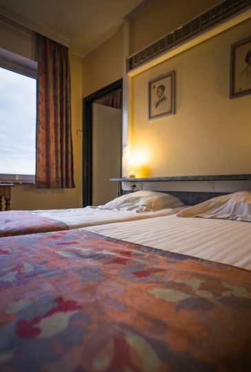 zicht op de twee persoonskamer