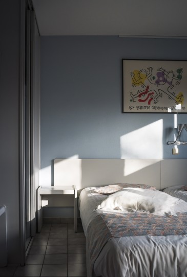 detail zicht van een twee persoonskamer